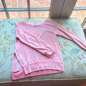 Brand-splendid. Size 12 pink velour long sleeve.
